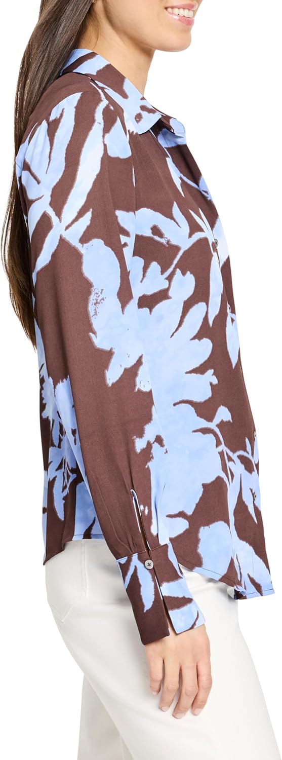 NIC+ZOE womens Cloud Blossom Woven Top - Image 3