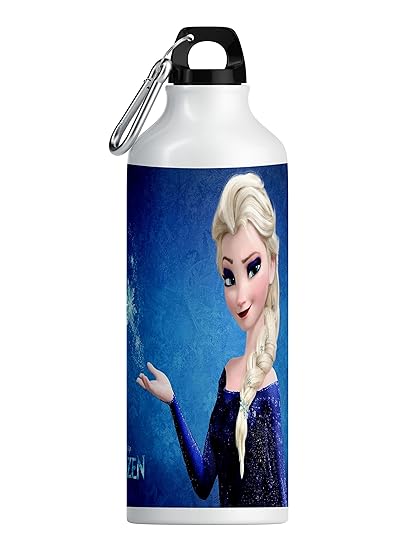 TrendoPrint Frozen Elsa Cartoon Printed Sports Sipper/Water Bottle (600ml) for Gym, Yoga, Kids, Boys, Girls, Brother, Sister, Babies, Baby, Workout, Adults (Suitable for All Age)_SIP-45