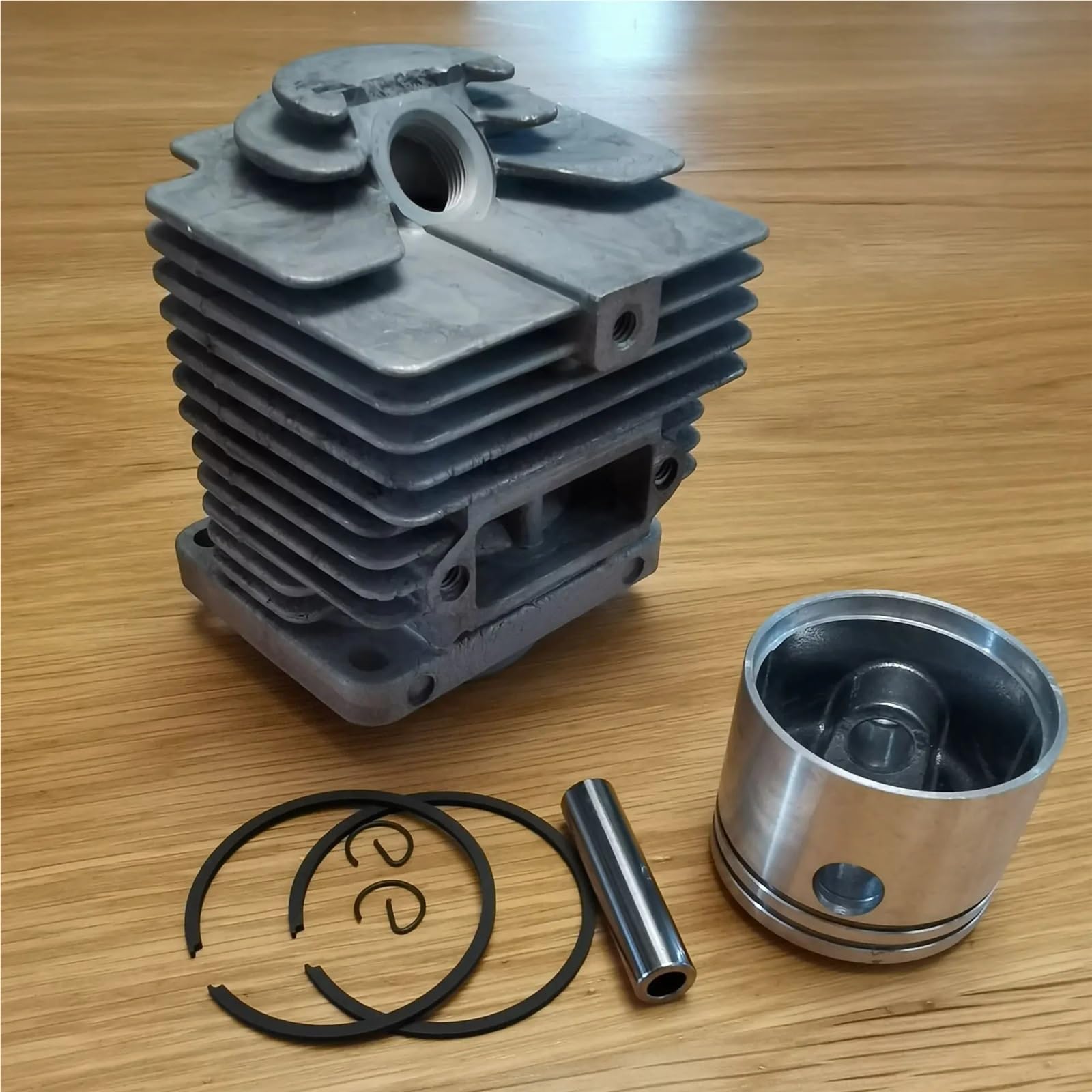 DUNLAP Zestaw tłoka cylindrycznego Nikasil 46 mm do pił łańcuchowych Super XL XL-AO SXL-AO Części do narzędzi ogrodowych