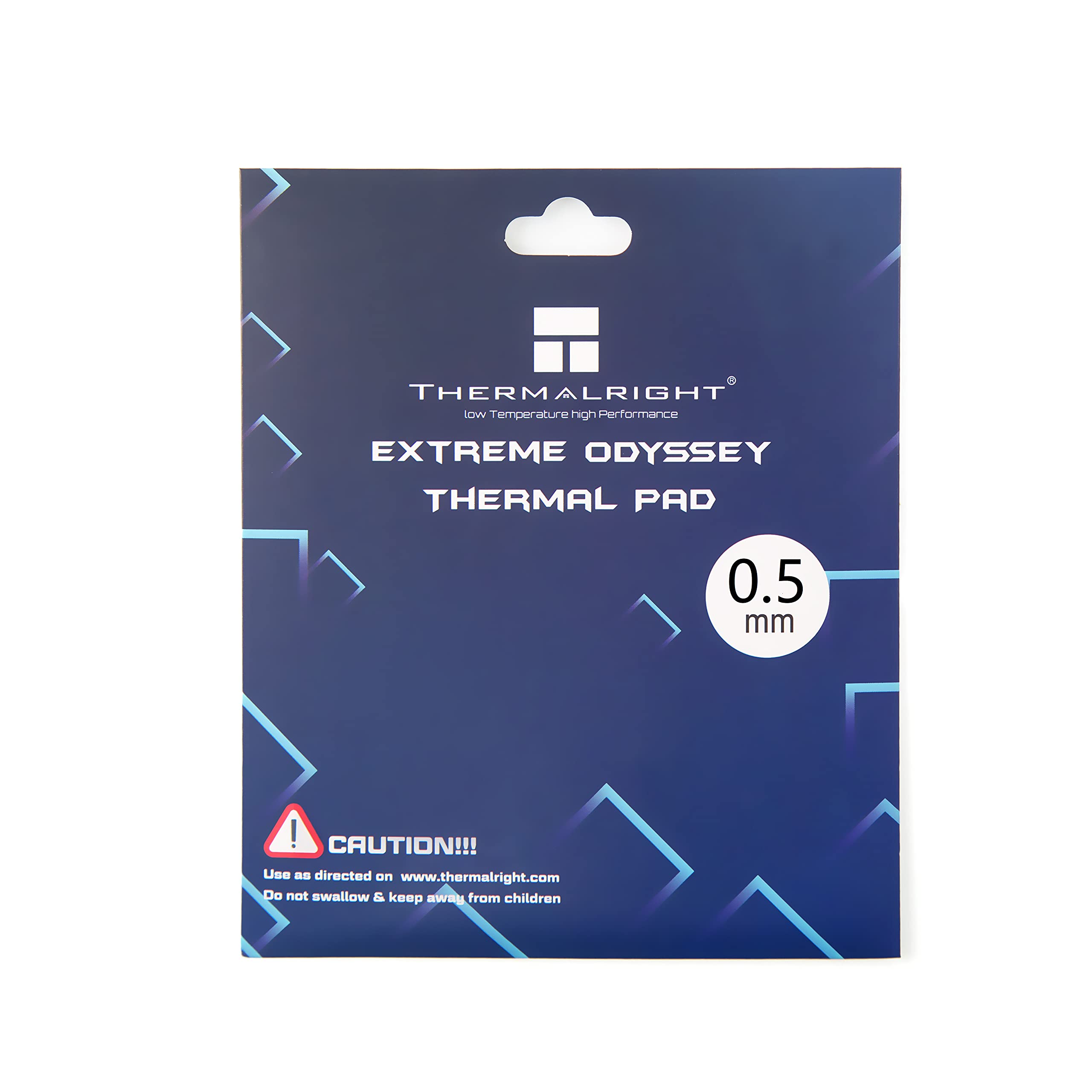 Almofada térmica Thermalright Odyssey 12,8 W/mK, 120 x 120 x 0,5 mm, resistência ao