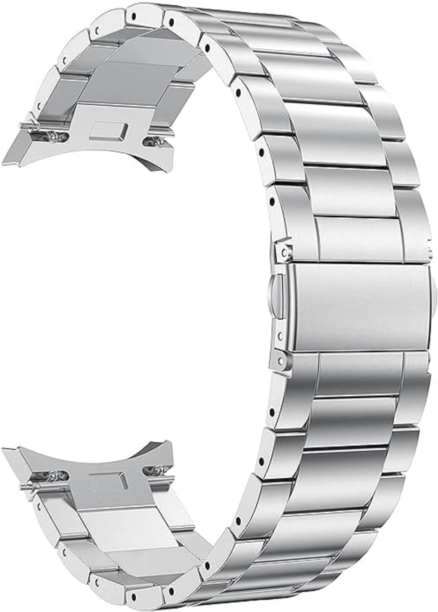 AMiRiTE- SMART GADGETS STORE Agw01 20Mm Stainless Steel Metal Bands Compatible For Samsung Galaxy Watch 4 Band & Galaxy Watch 5 Band 44Mm 40Mm/Watch 5 Pro Bands 45Mm/Wristbands For Men Women (Silver) (B0BR8CR8WD) Amazon Price History, Amazon Price Tracker