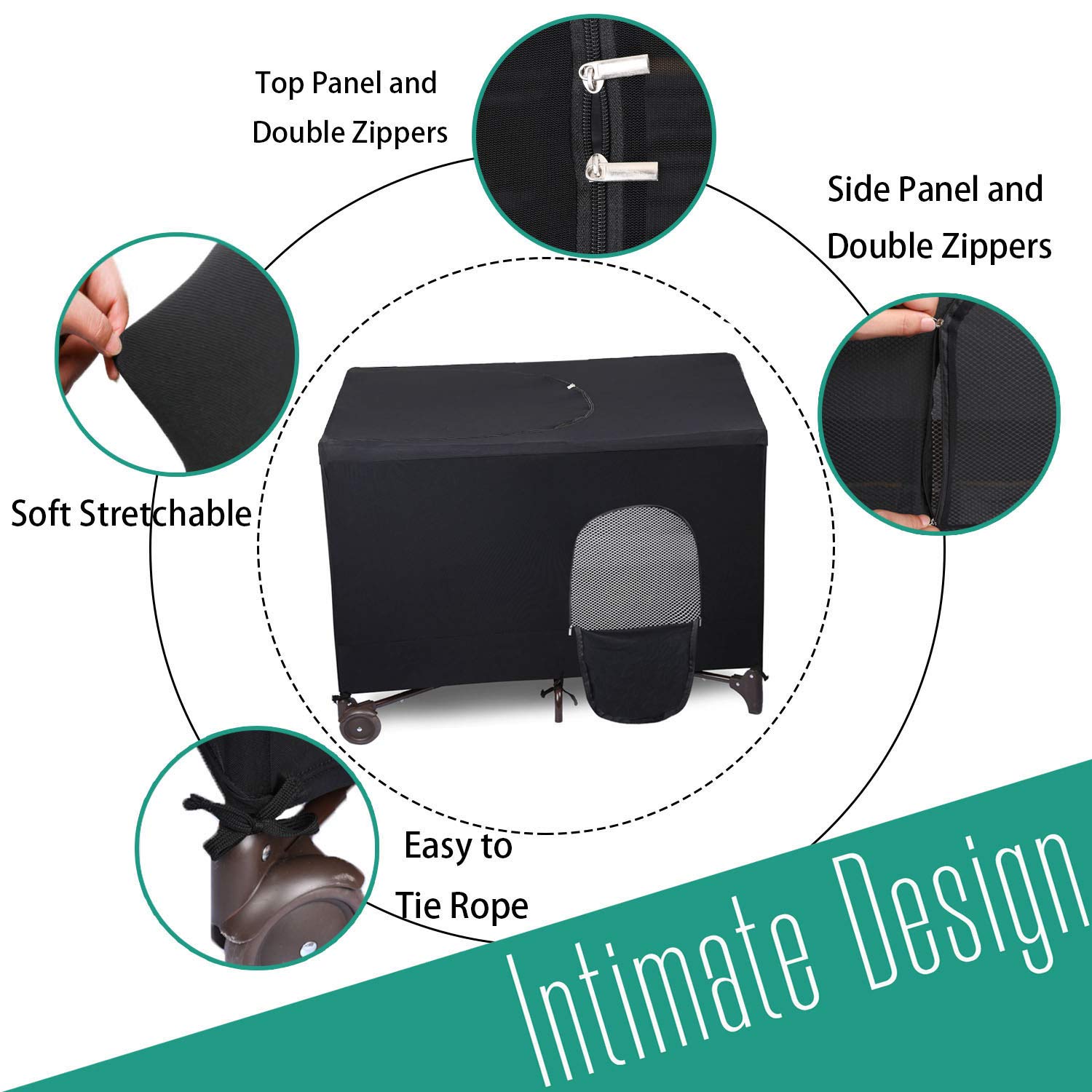 爆安プライス SnoozeShade Pack N Play Crib Canopy and Tent Breathable Netting