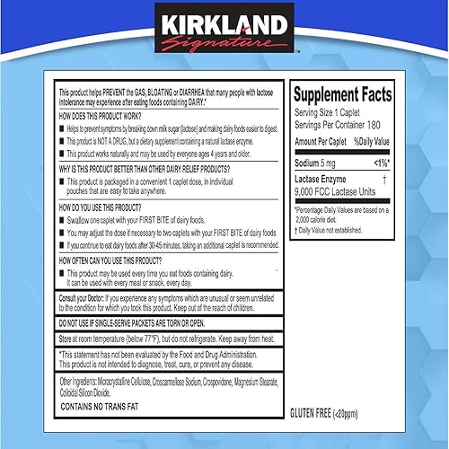 Miniatura 2 de Kirkland Signature Fast Acting Lactasa, 4