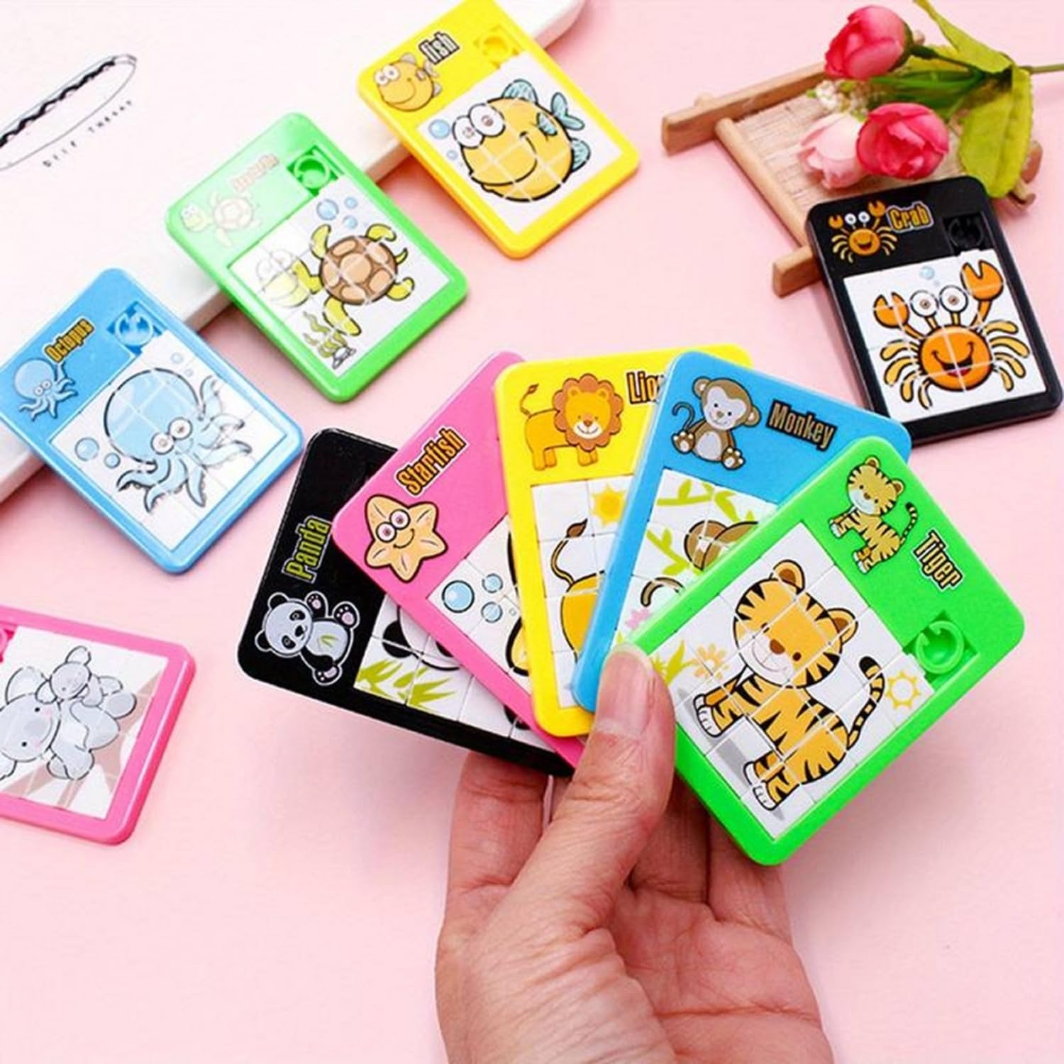 Mini Puzzle Bambini Set 20 PCS Regalini Fine Festa Invitati Alunni Compleanno Imballaggio Individuale