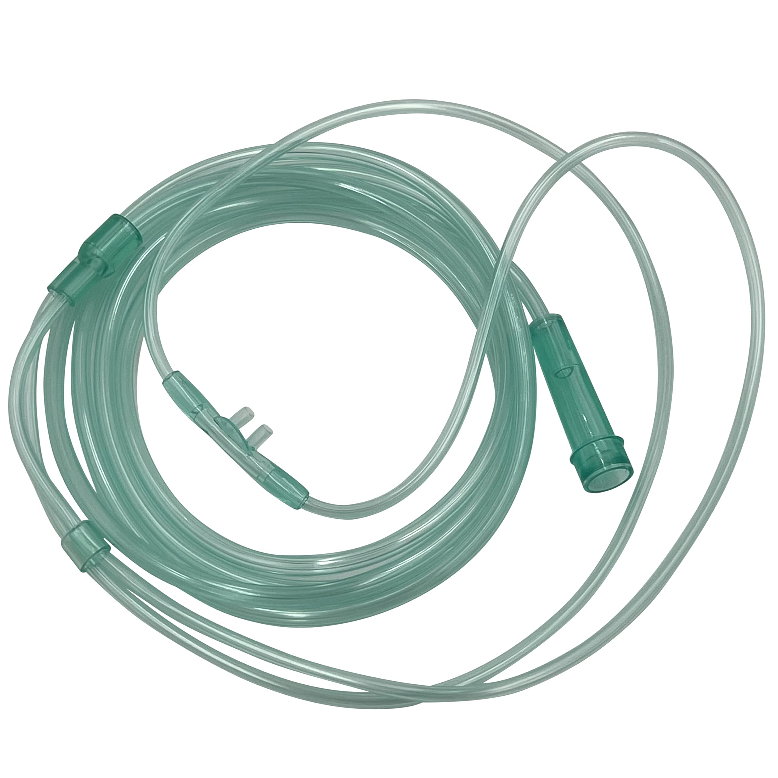 ResOne 5pk Infant Oxygen Cannula, w/Tabbed Nose Piece, Soft Straight Prongs & 6.5Ft Crush Resistant Tubing