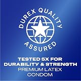 Durex Condom XXL - Preservativos de látex natural más largos y anchos, ajuste extra ancho, 12 unidades, ultra fino y lubricado (el embalaje puede variar)