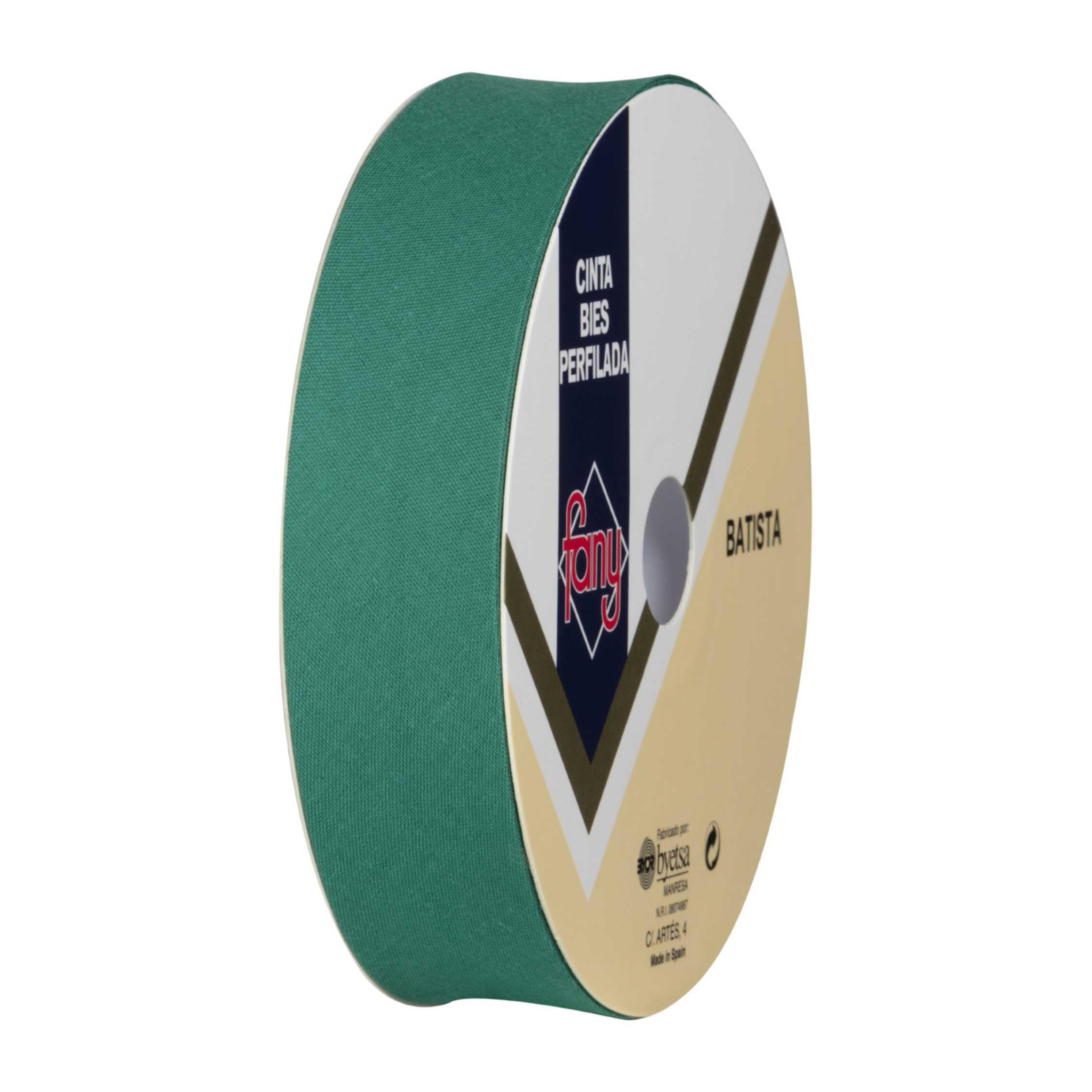 Discover Lifestyle & Fashion Fabrics Bias Binding Tape Polycotton Poly Cotton Sewing Piping Bunting Decorative Trim Edging Hemming Huge Colour Range | 25mm Wide (25 Metre Roll, Dark Green)