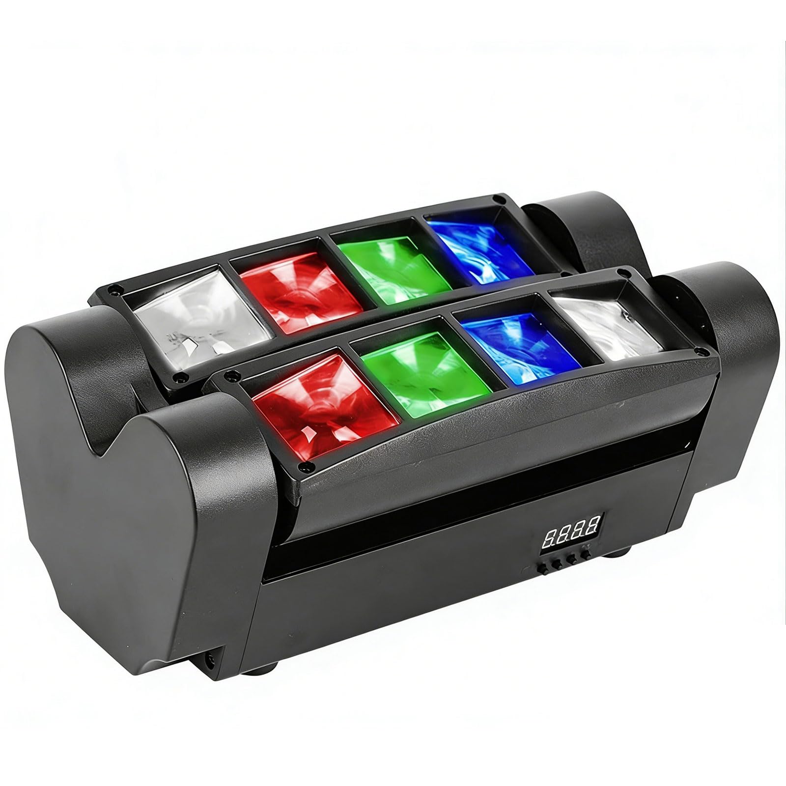 Światła Dyskotekowe Z Ruchomą Głowicą, Oświetlenie Sceniczne Dmx 8 * 3 W Z Efektami Magicznej Wiązki, Tryby Sterowania Aktywacją Dźwiękiem I Dmx512, Światło Stroboskopowe Rgbw Na Imprezy, Koncerty
