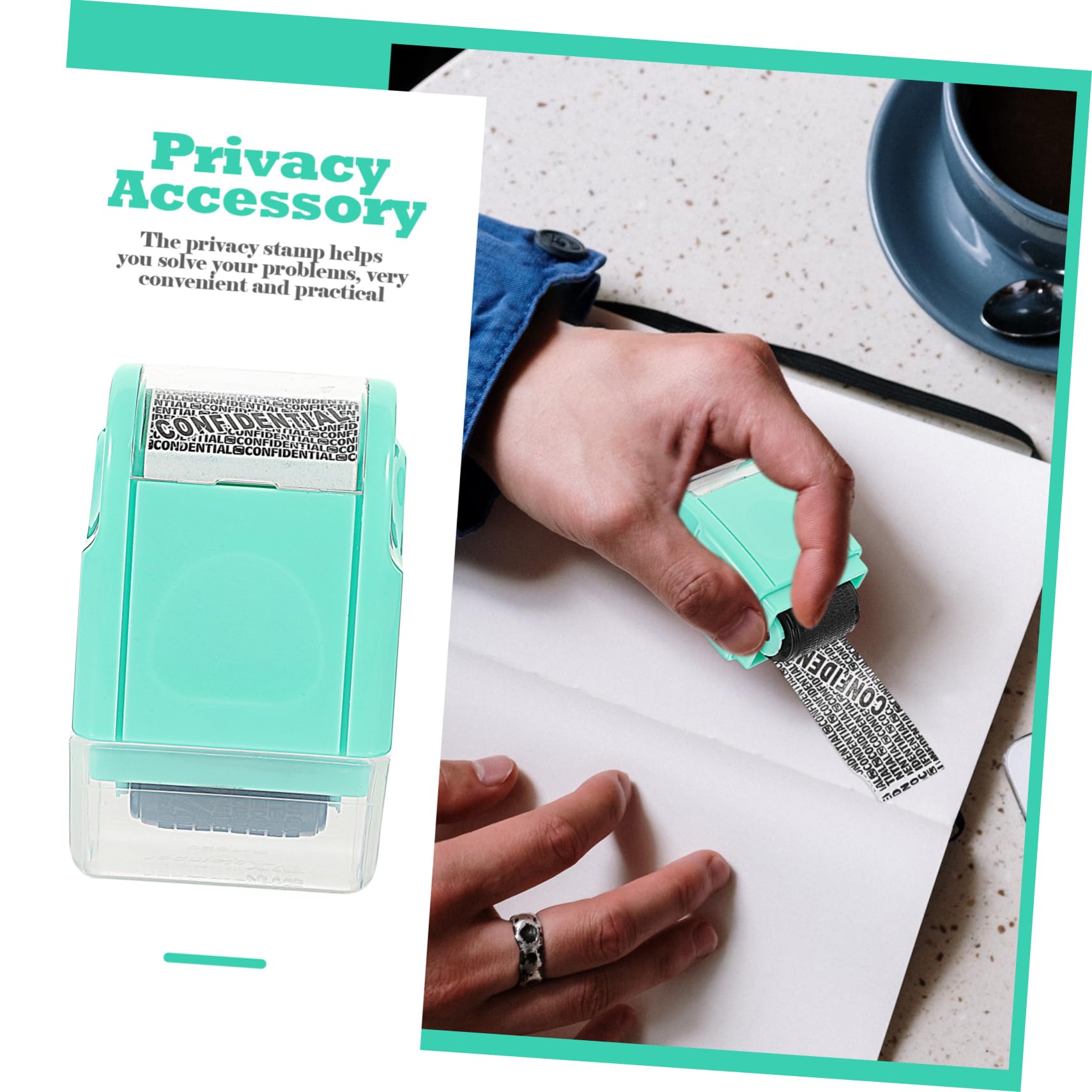 EXCEART 5 Pezzi Di Timbro A Portatile Per Id Accessorio Per La Casa Materiale Plastico Facile Da Usare