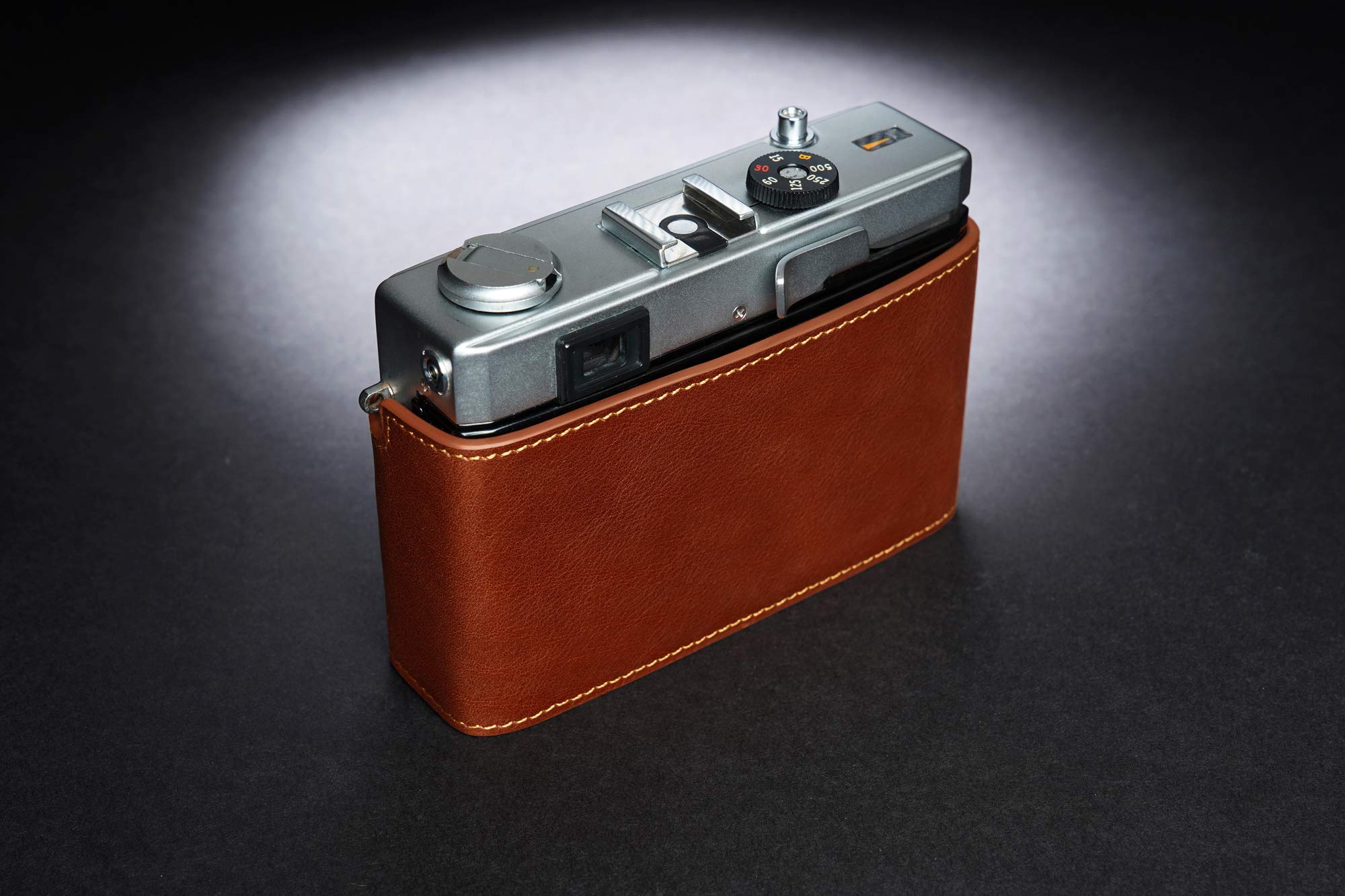 Olympus 35 RC フィルムカメラ レザーケース付き Amazon.com : 35 RC Case, BolinUS Handmade Genuine Real Leather