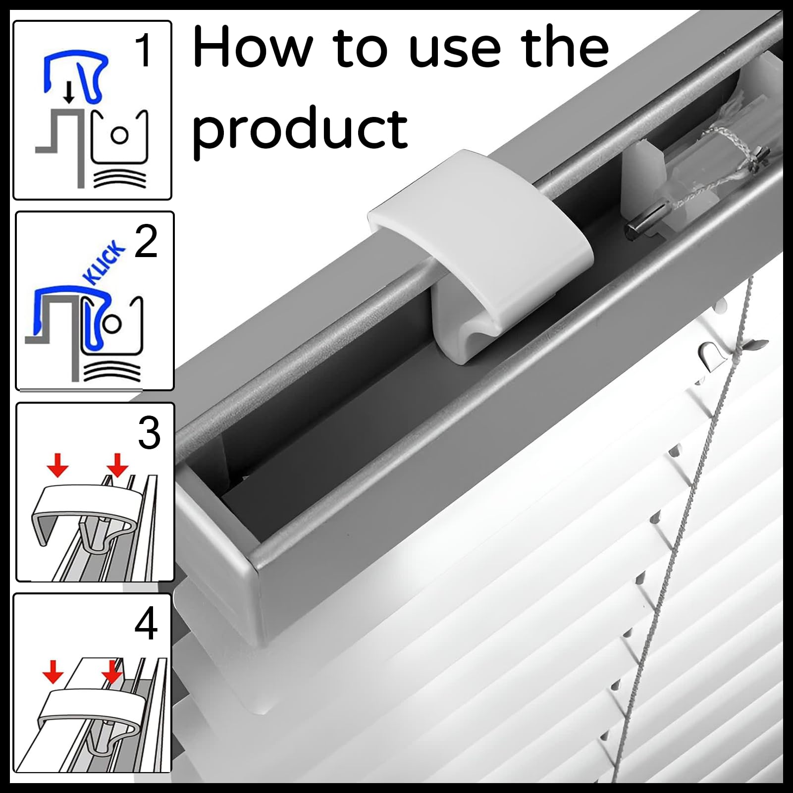 Lot De 8 Supports De Serrage Pour Stores Enrouleurs, Supports De