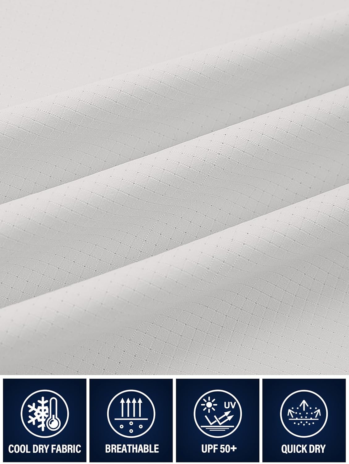 Men's Fishing Shirts Short Sleeve Safari Shirts Sun Protection Quick Dry Outdoor Hiking Travel Clothes - Image 6