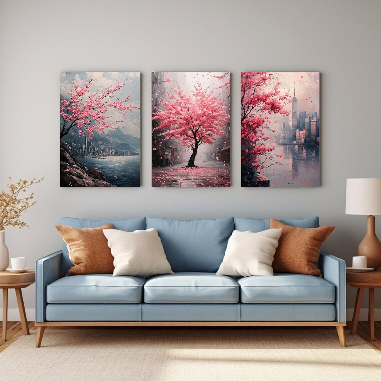 アートパネル アブストラクト キャンパス パネル 約 W 75cm D 50cm H 2.7cm 抽象的 アート キャンパスアート モダン  インダストリアル 絵画 壁掛け 壁飾り アートボード ウォール デコレーション インテリア おしゃれ 北欧 リゾート 雑貨 海外インテリア 西海岸風  [67137 ... SHYAMIC 3枚セット 植物の花 絵画 アートパネル 抽象的な生命の木 インテリア おしゃれ 木 葉 花 山 絵 木の絵 パネル