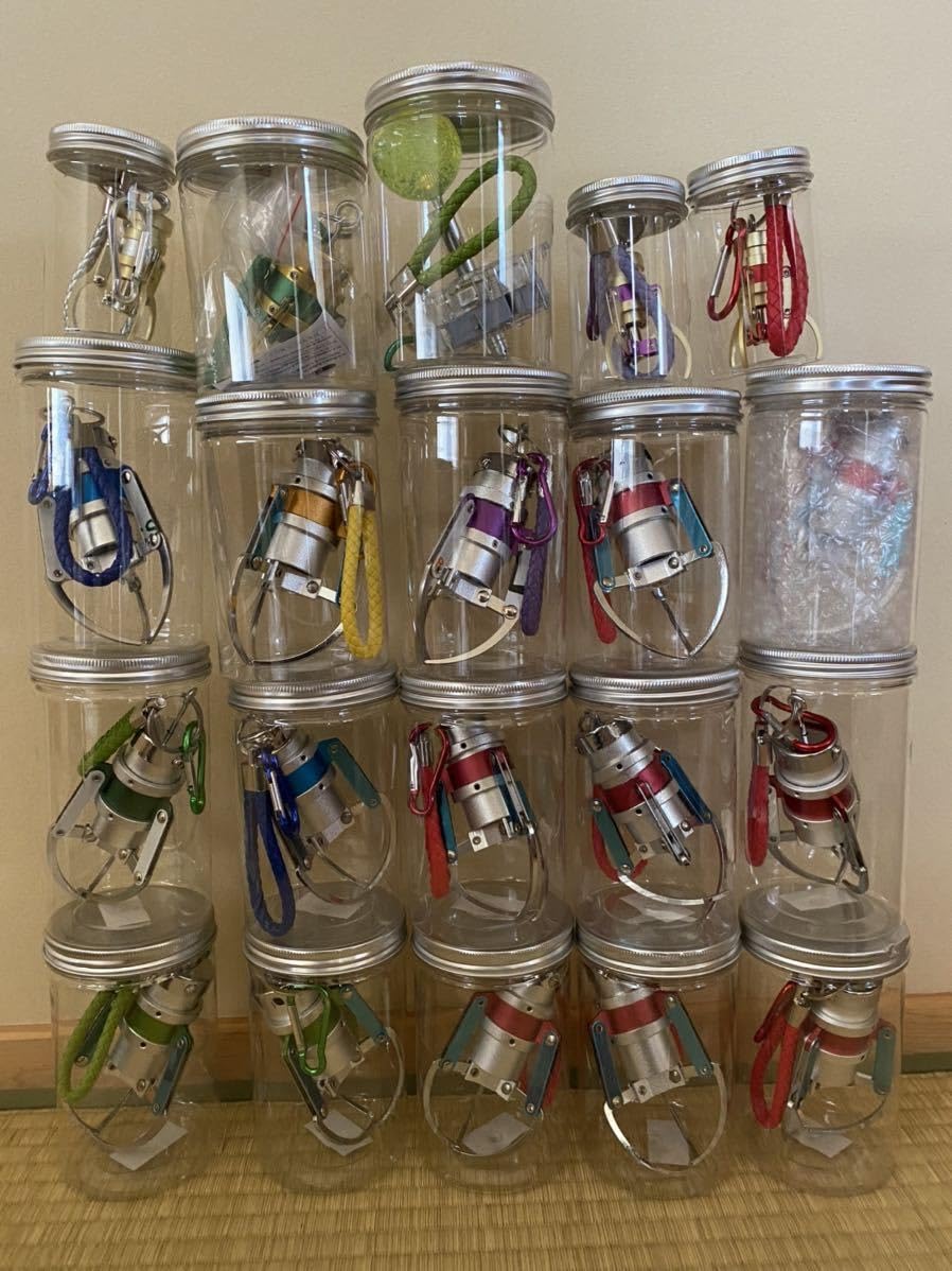 アームキーホルダー★３本爪★ミニサイズ★メタリック　20個セット アームキーホルダー☆3本爪☆ミニサイズ☆メタリック 20個セット