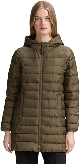 TOM TAILOR Denim Damen Lightweight Steppmantel mit Kapuze