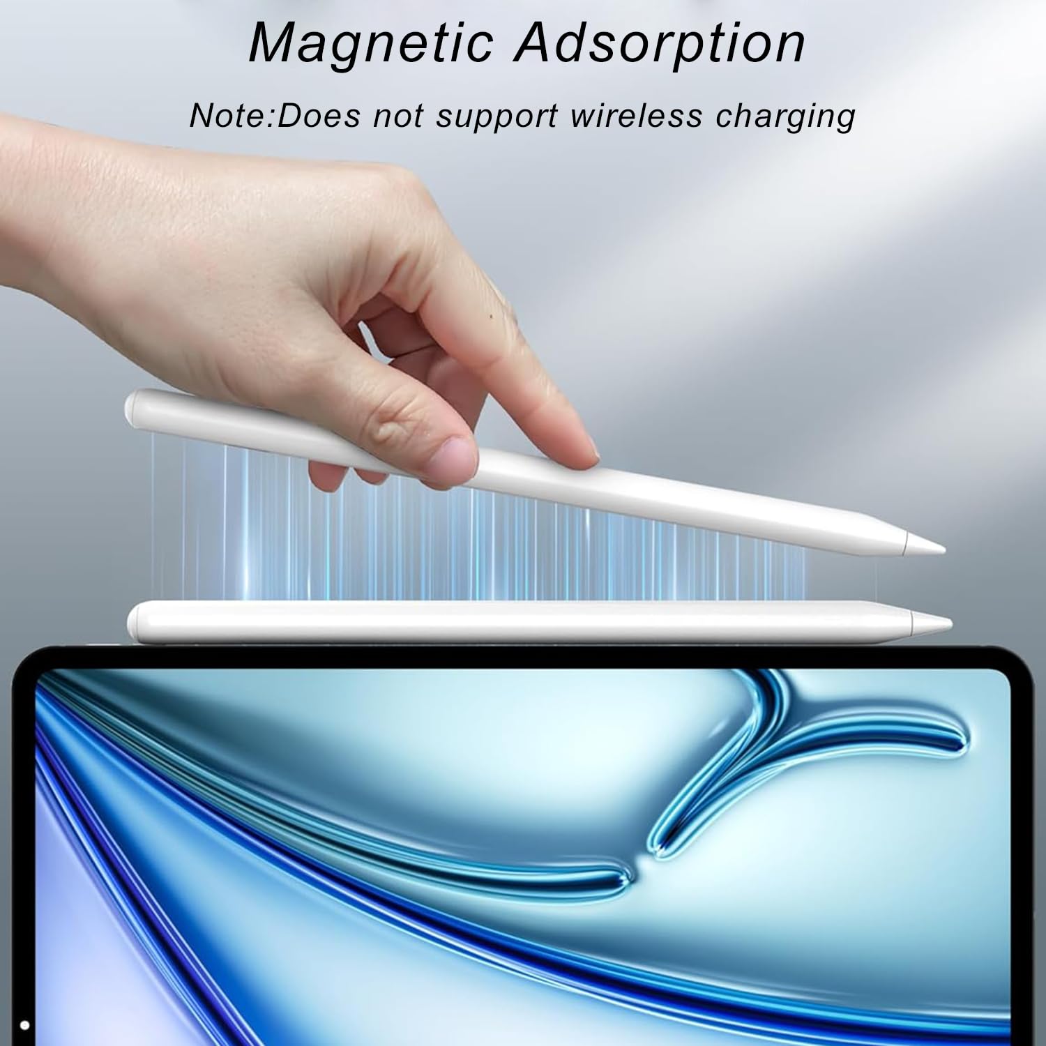 iPad Pen for Apple iPad 2018-2025, 10 Minutes Quick Charge Pencil with Palm Rejection, Pen for iPad 6-11ª, Air 3-5ª/13"/11"M2 - 2