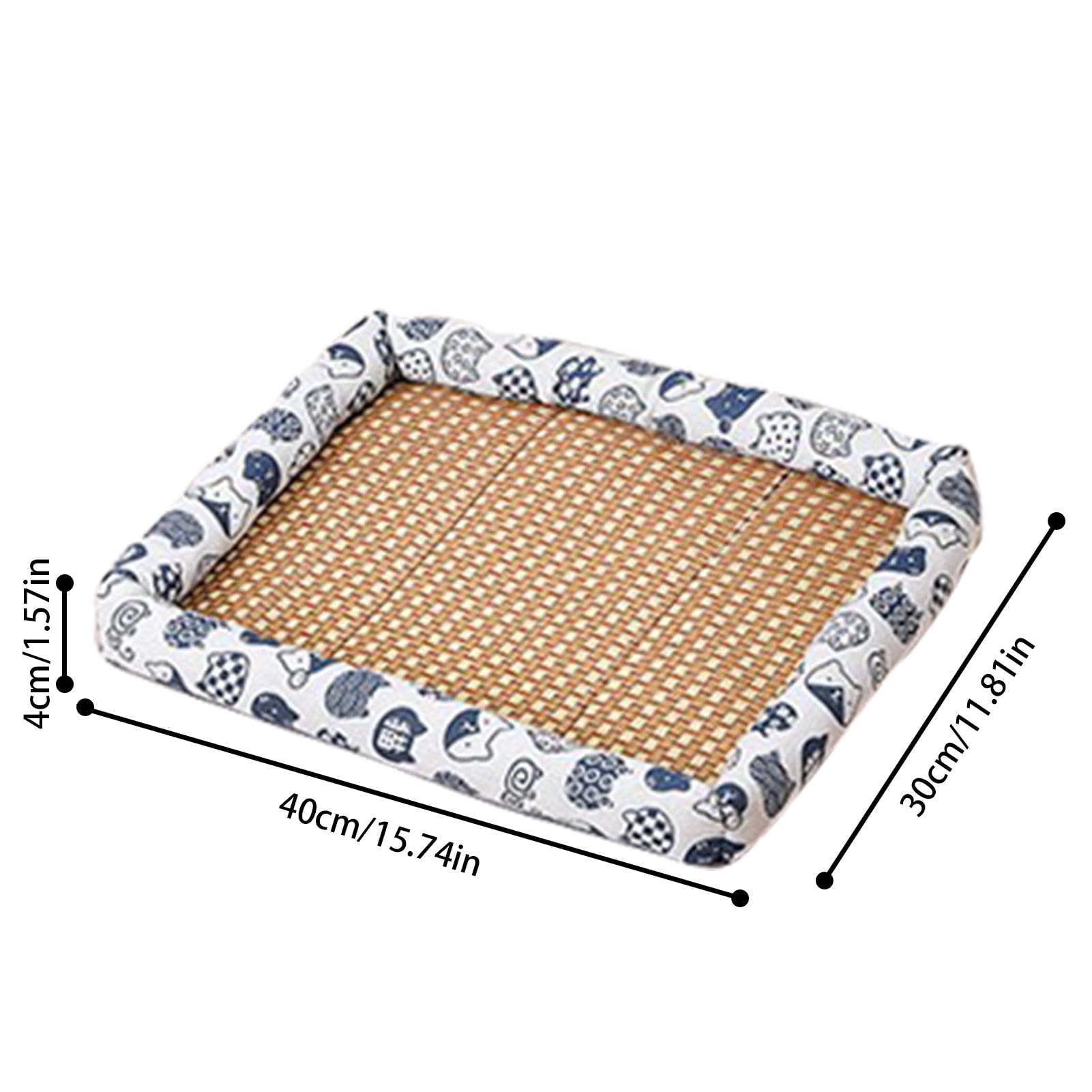 Amazon.co.jp: ペット冷却ラタンパッド、アイスラタン冷却ベッド