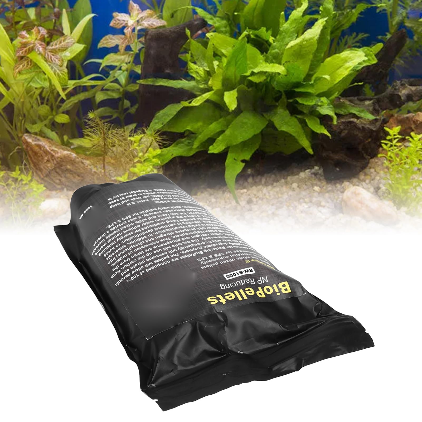 Aquarium-Biofiltermedium Bio-Pellets 500 ml – Hocheffiziente NP-reduzierende Nitrat- und Phosphat-Abbaufilter für Süßwasser-, Meerwasser-, Fisch- und Teichaquarien –