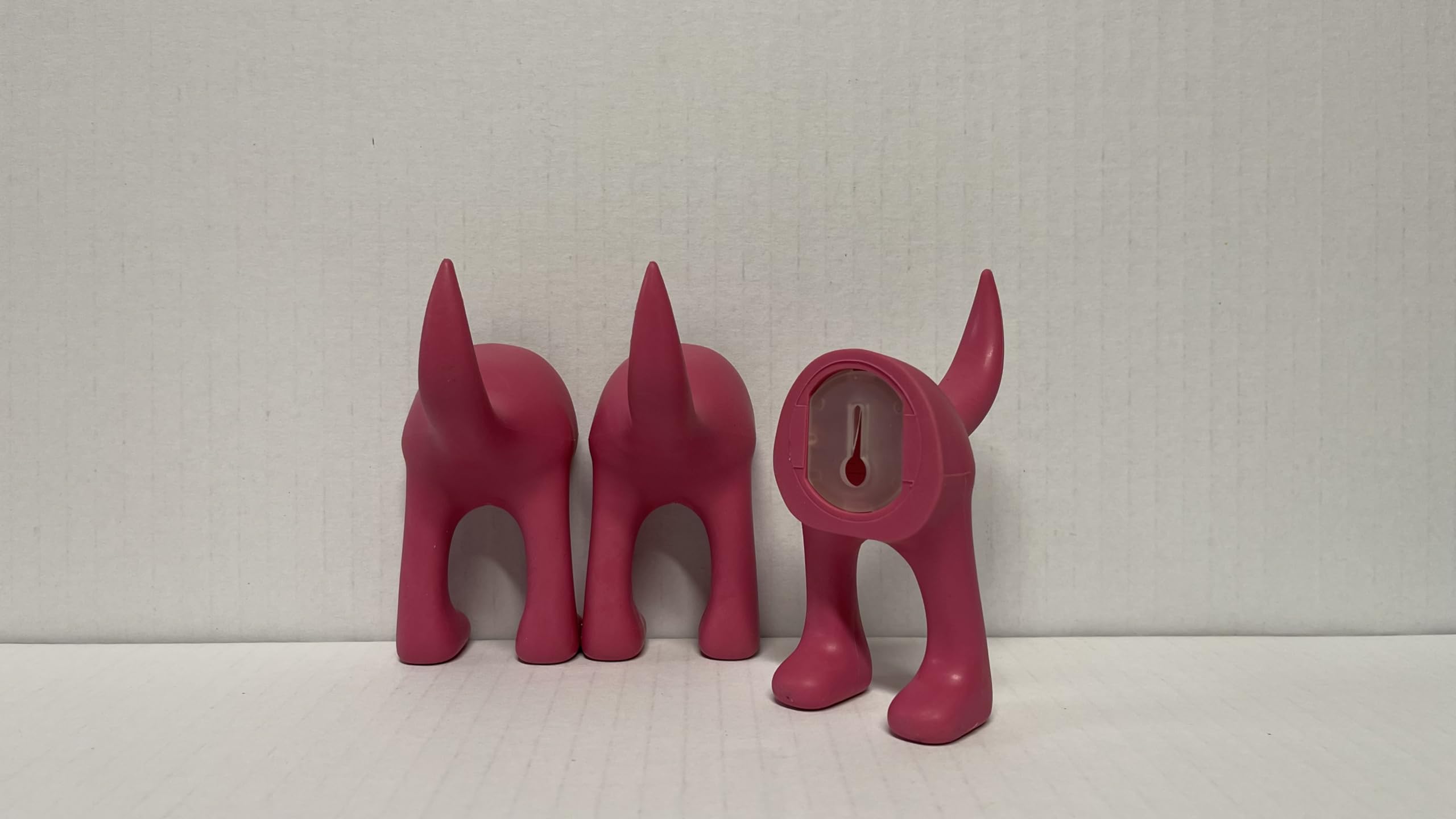 IKEA Set of 3 Dog Tail Hooks Hat Coat Key Wall Mounted Hanger (Pink)