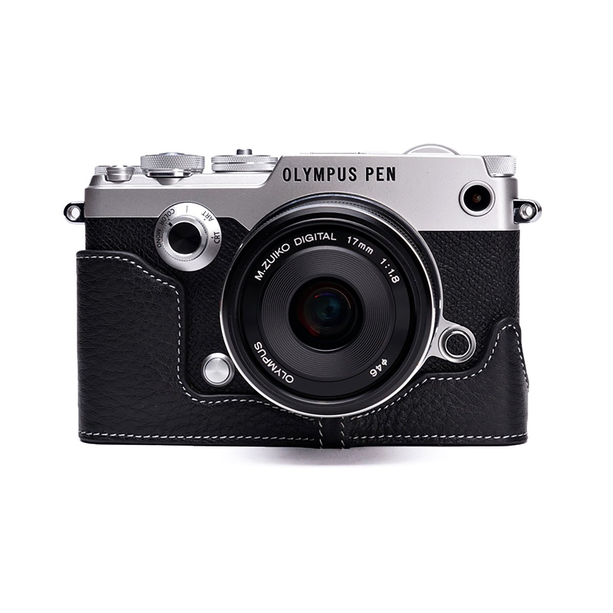 Amazon | TP Original OLYMPUS PEN-F用 ボディーハーフケース ブラック 