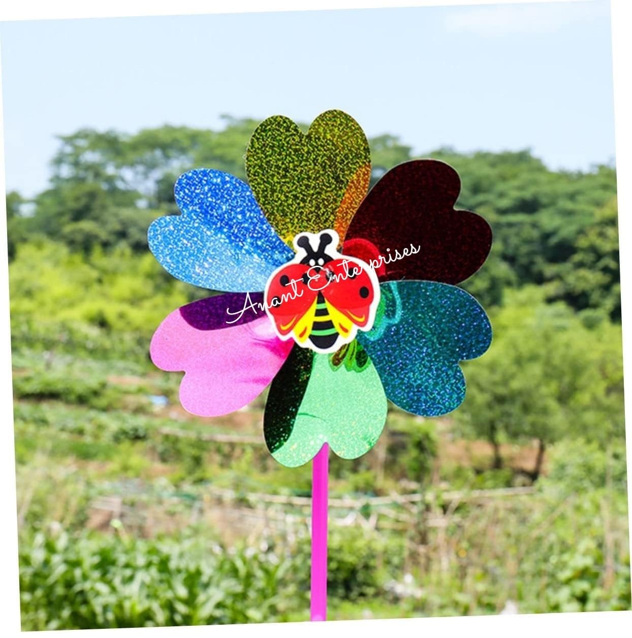 1 Pcs Pinwheel Windmill Toy for Kids Fun Party Favor Return Gifts for Birthday in Bulk Multi-Color (Pack of 1)-image-15