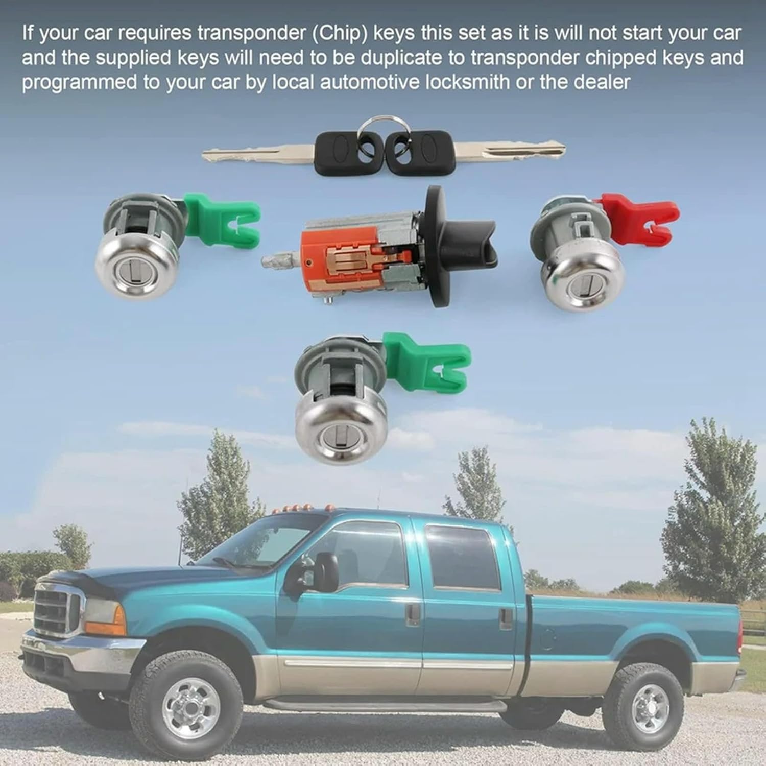 Ignition Switch Lock Cylinder Door Lock Cylinder Lc6177 Dl5885 322347 597638 for Ford Explorer Sport Trac/F150/F250/F350