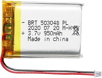 BrightTea 3.7V 950mAh Battery Lithium Ion Polymer Rechargeable Battery Li-ion Li-Po