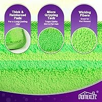 Vista 3 de HOMEXCEL Almohadillas de Microfibra para Trapeador Compatibles con Swiffer Wet Jet, Reutilizables, Lavables a Máquina, Repuestos de Almohadillas