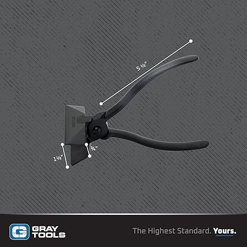 Miniatura 3 de Gray Tools Alicates de costura manual, ancho de mandíbula de 3-1/2 pulgadas, 7-3/4 pulgadas de largo