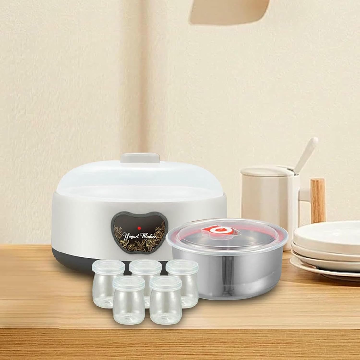 Automatic Yogurt Maker 1.2L Household Homemade Yogurt Natto Maker Professional DIY Electric Machine Multifunctional