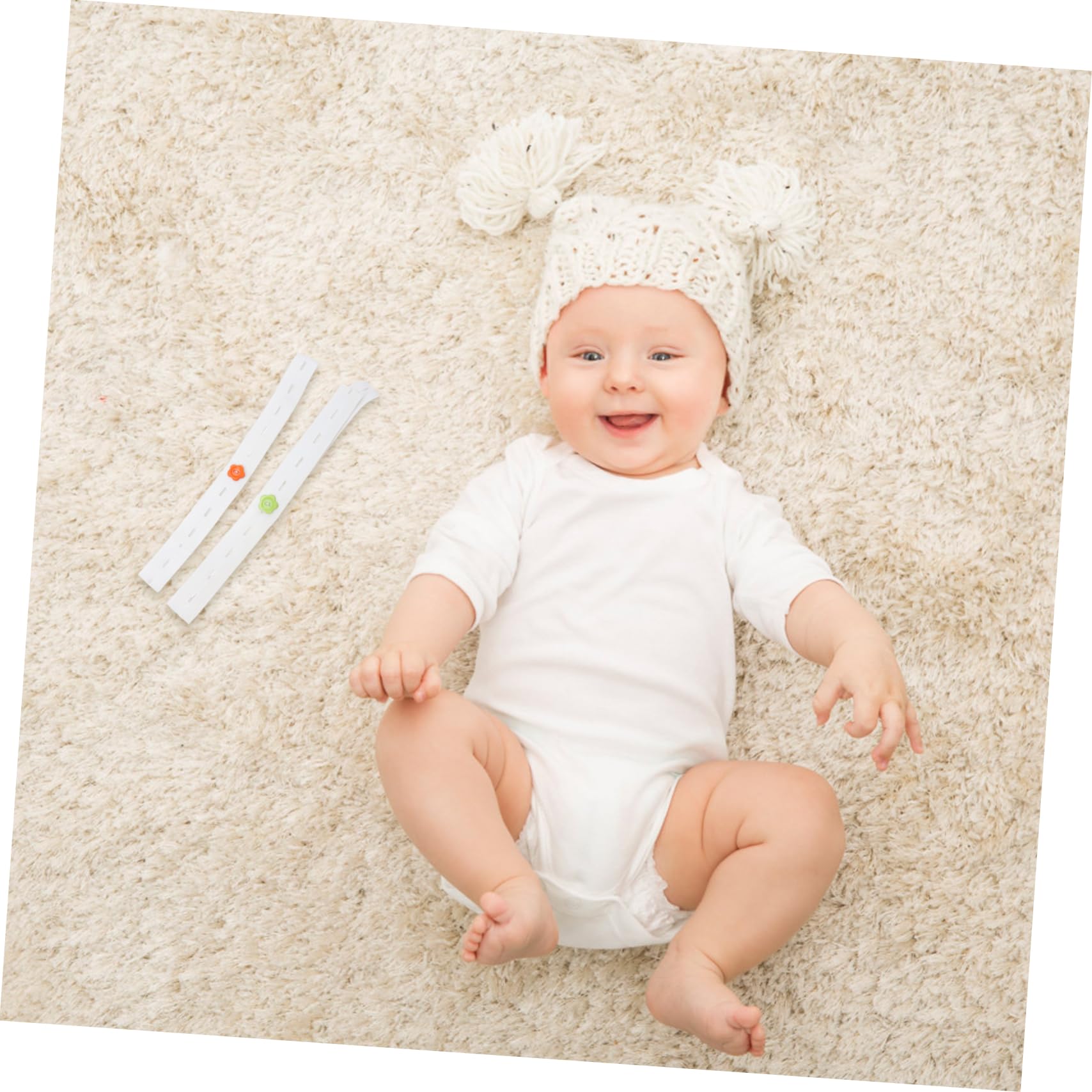 Yardenfun Boucles de Fixation pour Couches Bébé 40 Pièces Réglables Plastiques Ceinture Sécurisée Maintien Couches Ajustable Tout-petits Accessoires Indispensables