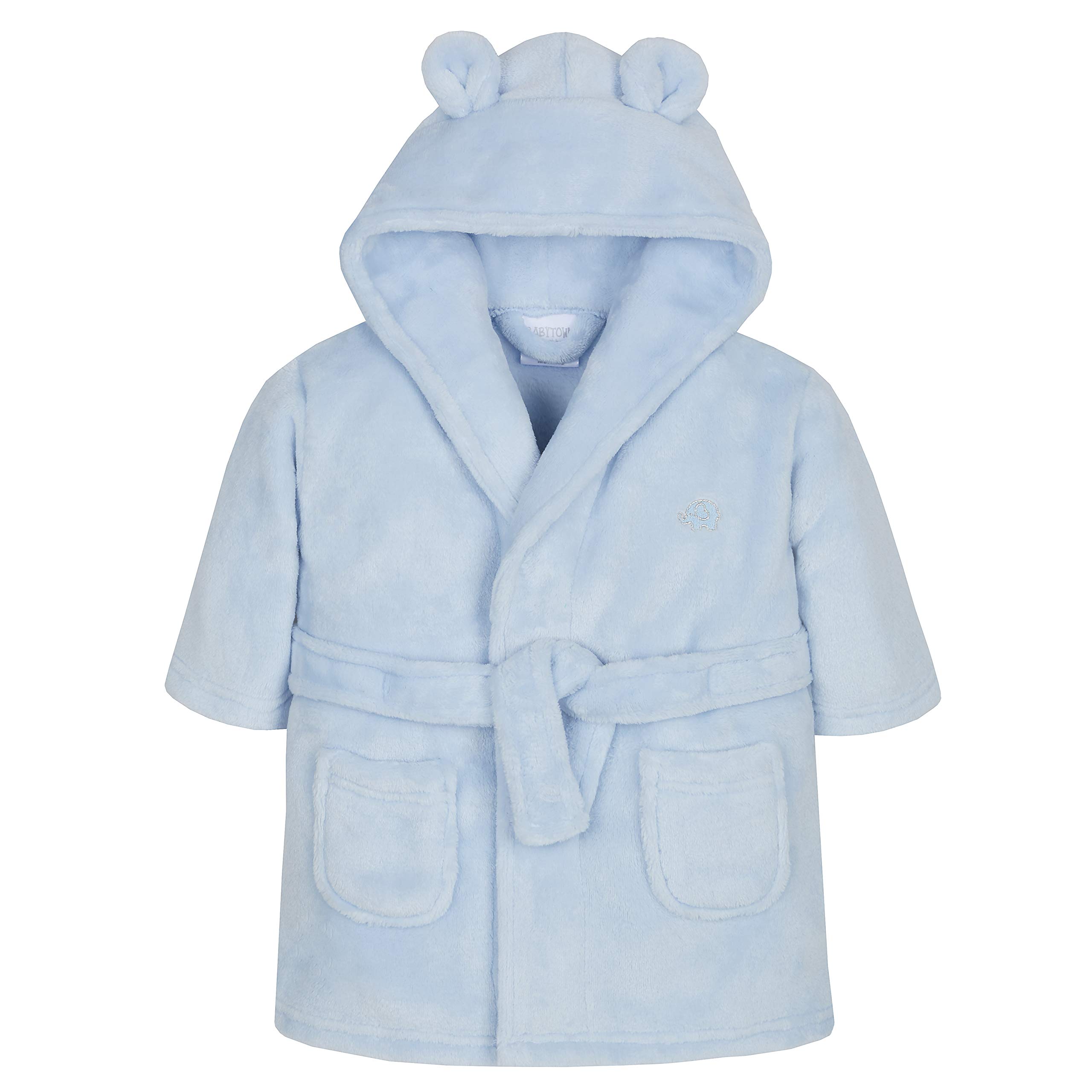 Undercover lingerie Baby Elephant Fleece Robe 18C205 Sky Blue 0/6 Months