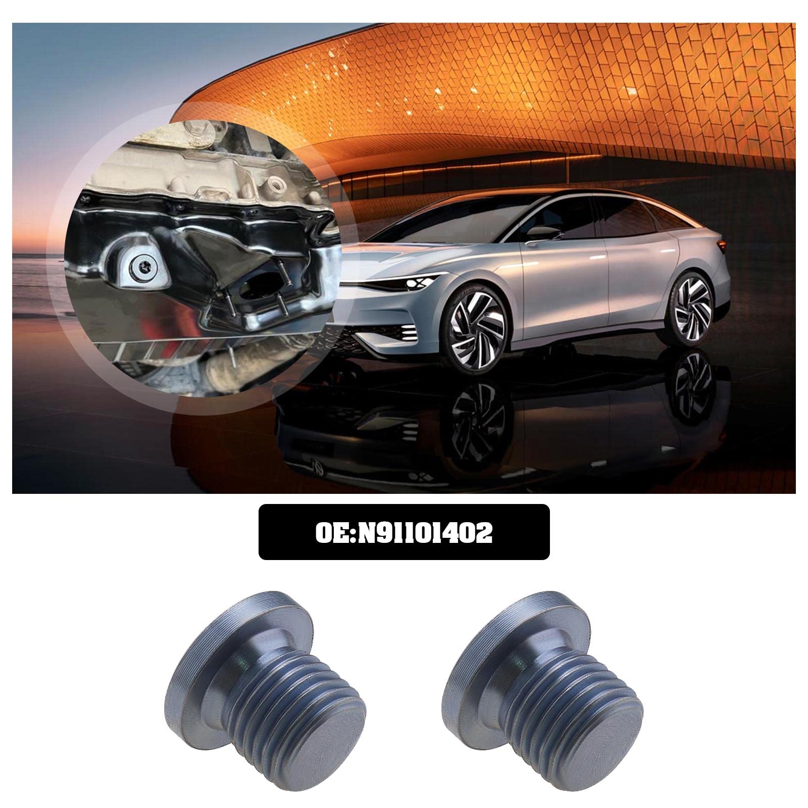 Amazon.com: Micro Traders 2Pcs Oil Sump Plug with O-Ring 