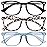 Gaoye Stylish Blue Light Glasses for Woman - Computer Glasses for Blue Light Blocking - Lightweight Frames - 3 pack