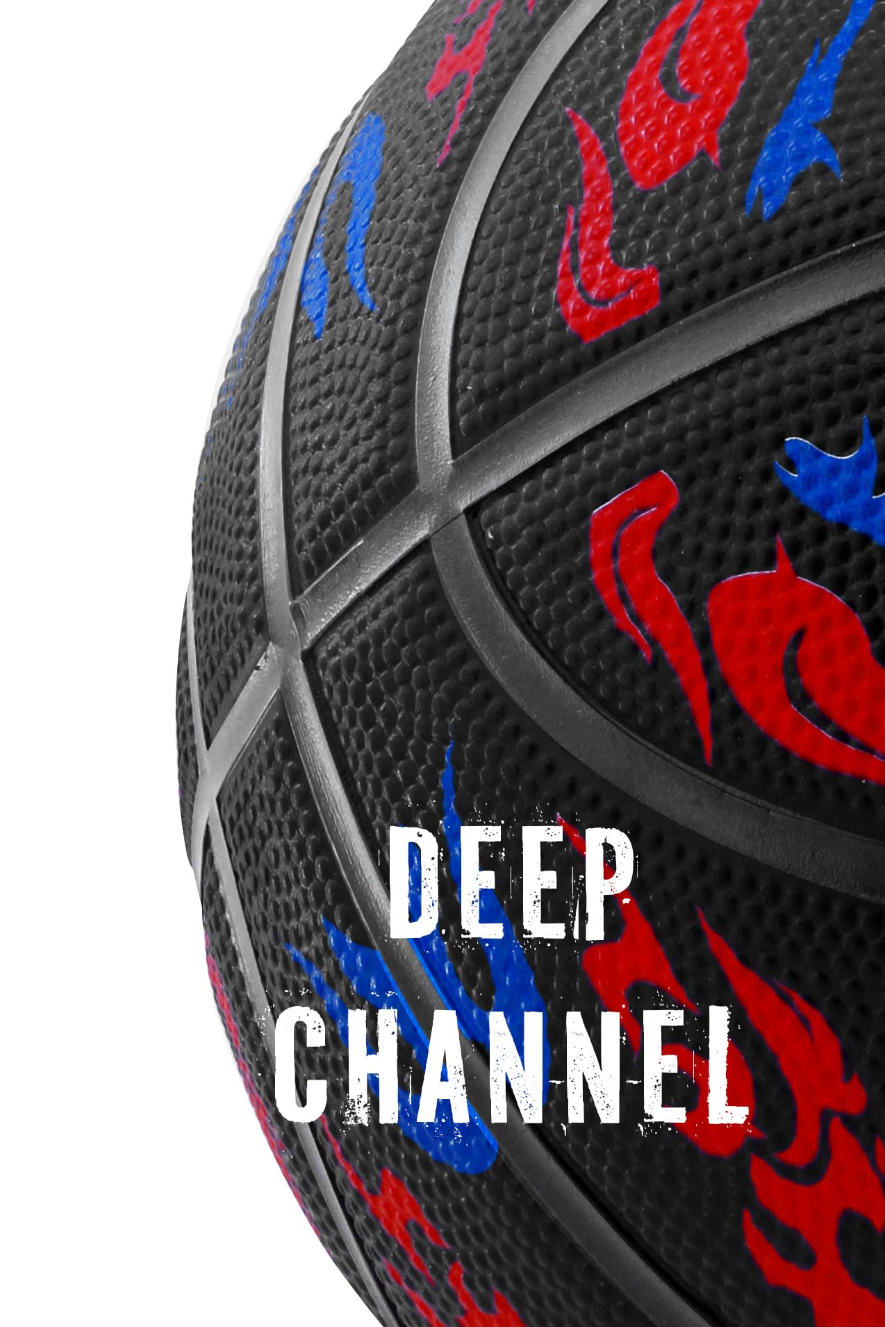 Telvesse Basketbol Topu 7 Numara Grafiti Desenli Kauçuk Dayanıklı TB-500 Deep Channel Kabartma Buzzers Pompa Hediyeli