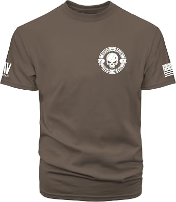 Dion Wear Mens Tshirts Graphic Divided We Fall Patriotic T-Shirt