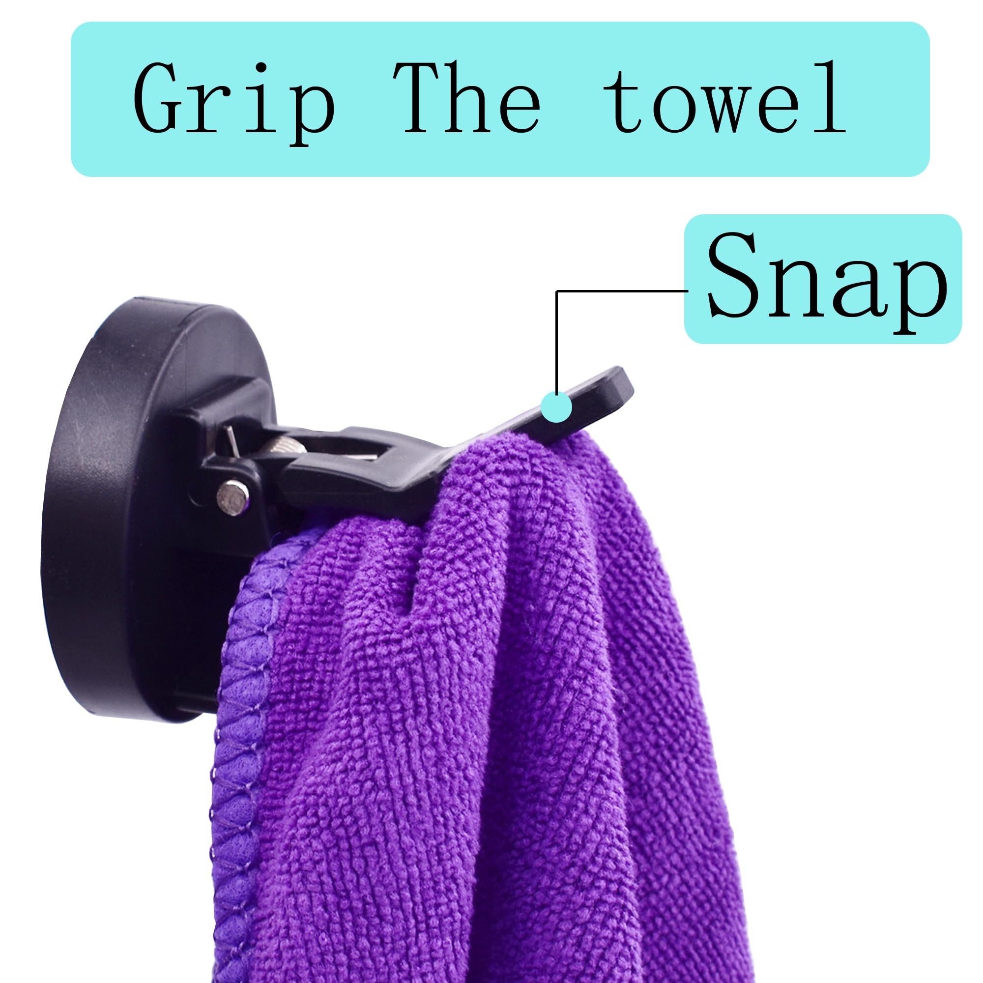 Snapklik.com : YYST Magnetic Towel Holder Towel Rack Towel Hook Hanger ...