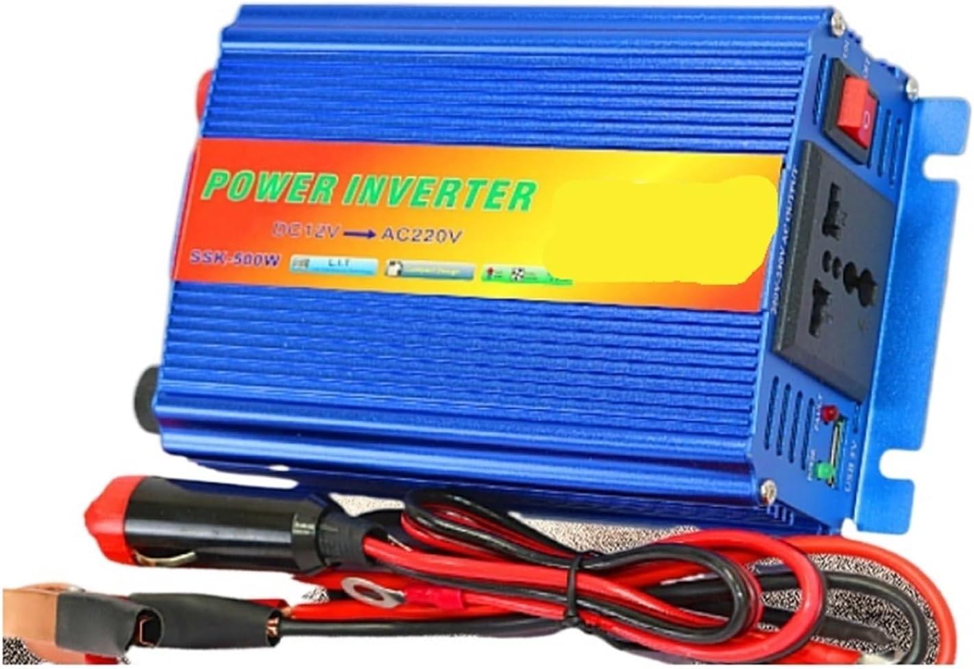 200W300W500W Solar Inverter 12V24V60V to 110V220V Dual Voltage Inverter(200012VTO220V)