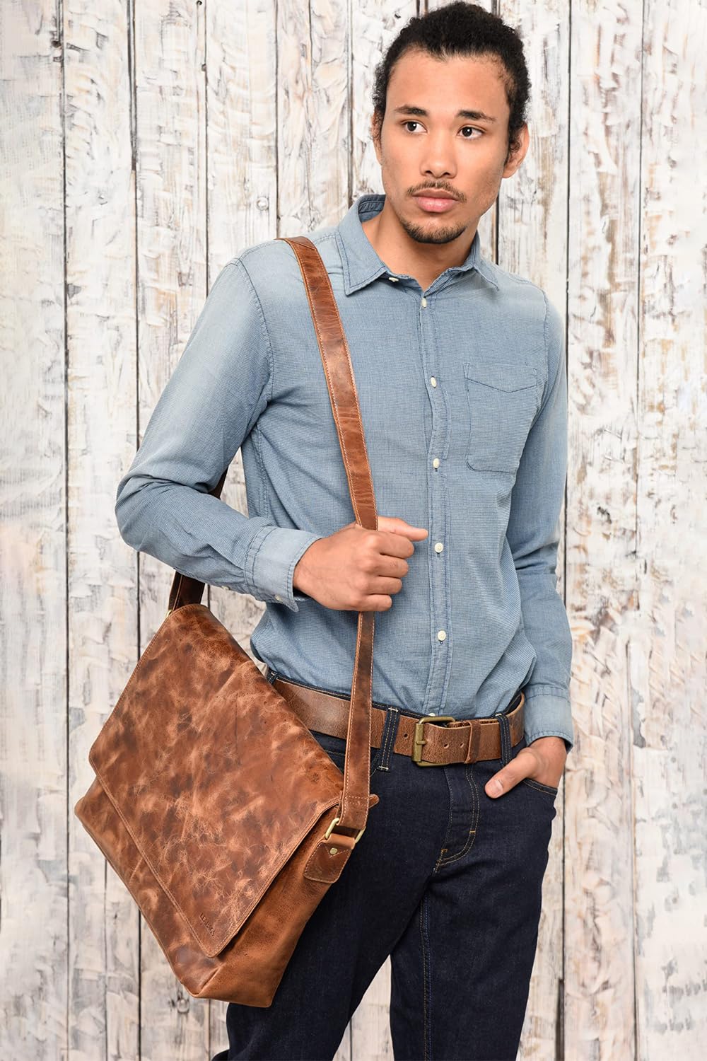 Leabags Messenger Bag – Bild 2