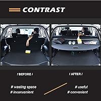 Vista 3 de Cubierta retráctil de carga para automóvil para Toyota RAV4 2013 2014 2015 2016 2017 2018, maletero trasero de equipaje, protección de seguridad