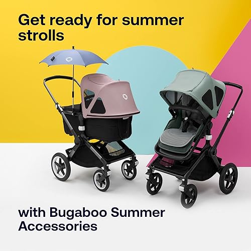Miniatura 7 de Bugaboo Breezy - Toldo extensible para una cobertura adicional y protección solar óptima, repelente al agua, compatible con cochecitos FoxCameleon