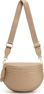 Kattee Spacious Leather Bum Bag for Women with RFID Blocking