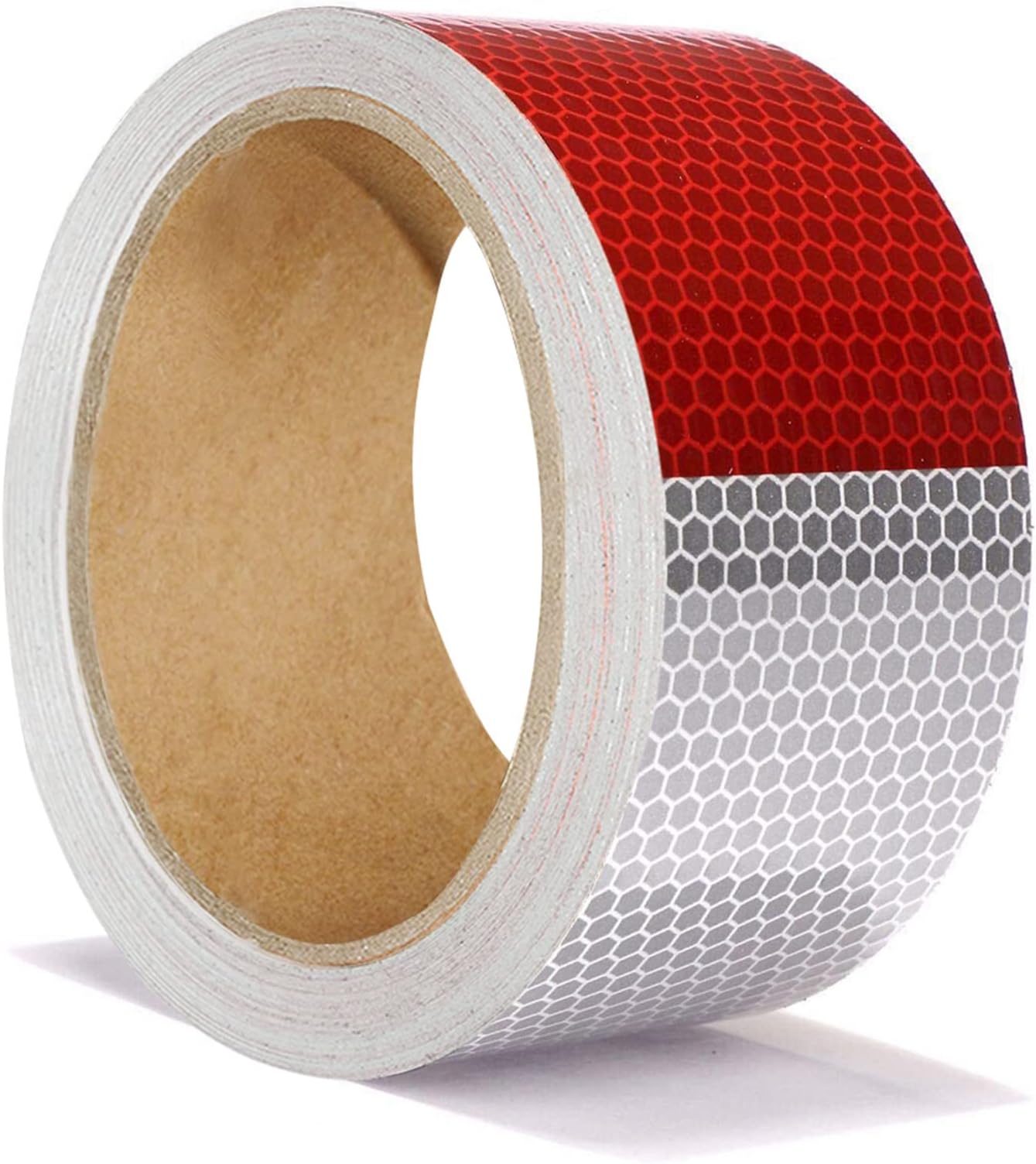 red/white reflective tape