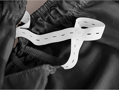 Miniatura 5 de Wrap Around Bed Skirts, 18 Inches Drop, Easy to Put On, Cotton Bedskirt Elastic Dust Ruffle Silky Soft & Wrinkle Free Classic Stylish Look in Your