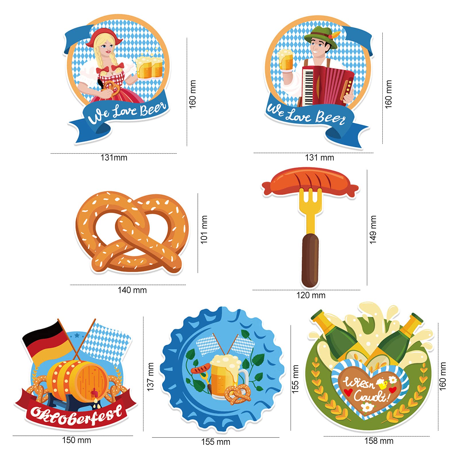 Beistle Bannière Pennant Pour La Fête De La Bière - 11" Par