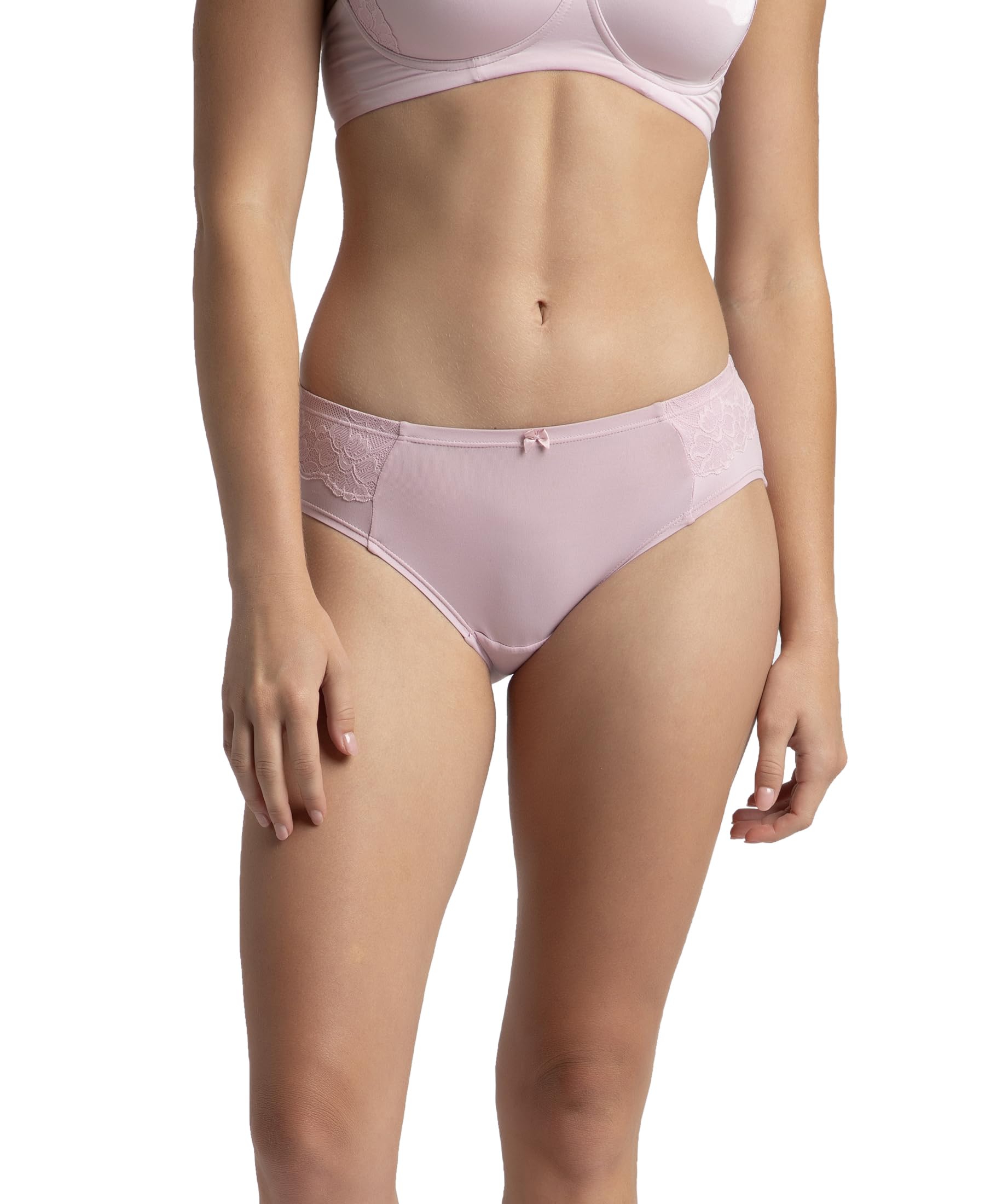 jockey 1874 Women's Full Coverage Soft Touch Microfiber Elastane Stretch Hipster with Lace Styling-picture-53