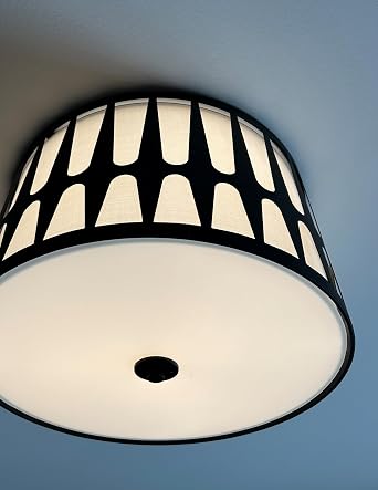 Crystorama Royston 3 Light Black Flush Mount