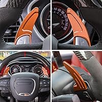 Vista 13 de Cubierta de cambios de volante extendidos para Dodge Challenger Charger Durango RT & Scat Pack 2015-2021, para Jeep Grand Cherokee 2014-2021