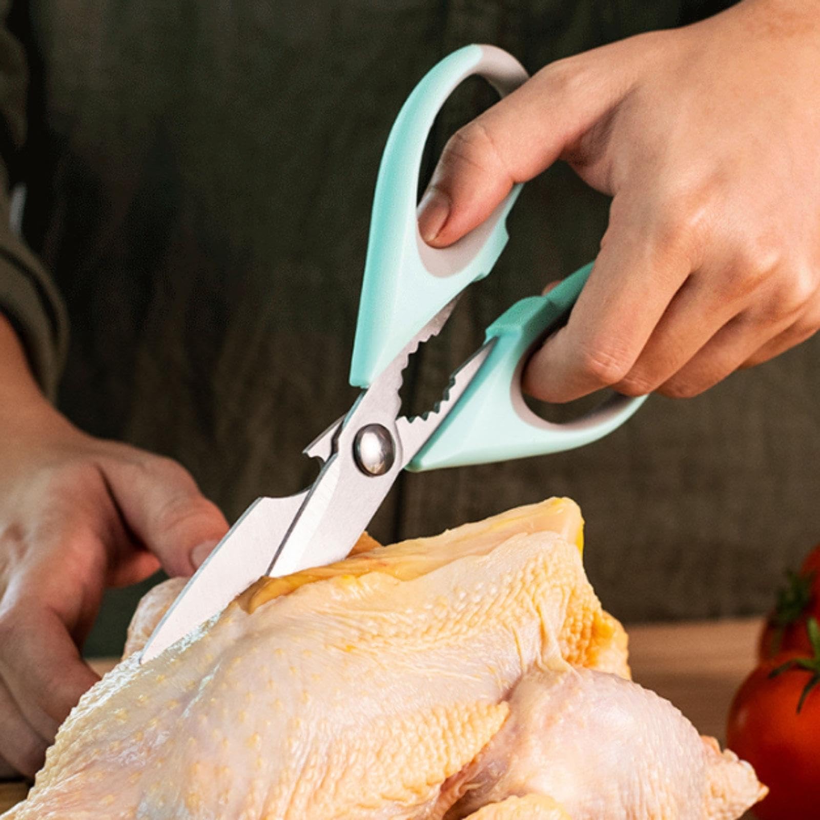 Tijeras de cocina multiusos de acero inoxidable