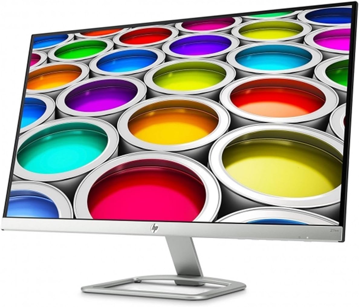 HP 27ea 27" Full HD LED Silver, White computer monitor 27ea, 68.6 cm (27"), 1920 x 1080 pixels, Full HD, LED, 7 ms, Silver, White
